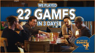 We Played 22 Board Games in 3 Days | AYCB Cabin Recap