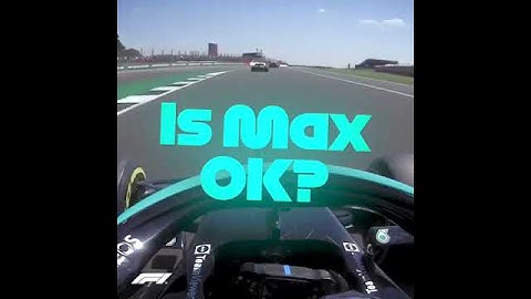Lewis Hamilton asked about Max Verstappen is he's okay after the British gp crash