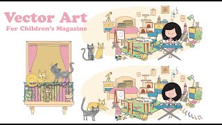 Vector Illustration for Children's Magazine - Short Animation