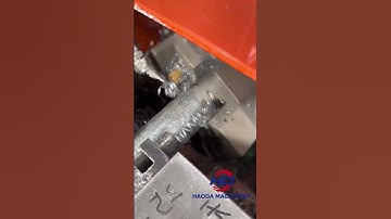 High-quality steel pipe threading machine, I am the manufacturer of this threading machine #machine