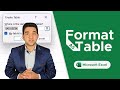 How to Format a Selection as a Table in Excel (The Smart Way)