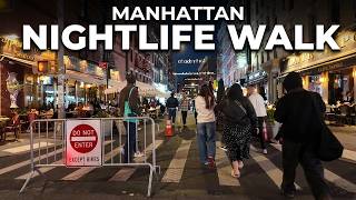 Experience Downtown Manhattan Nightlife | 4K POV Tour