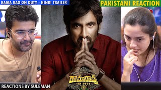 Pakistani Couple Reacts To Rama Rao On Duty Hindi  Trailer | Ravi Teja | Venu | Sarath Mandava