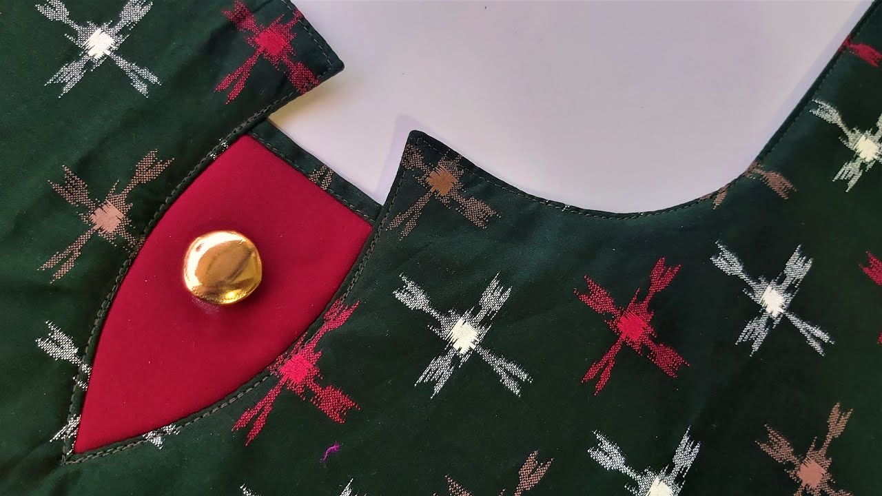 Design 179. latest trendy churidar neck design latest kurta neck design cutting and stitching