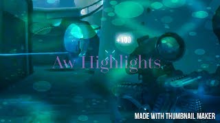 Aw Highlights -ruthless 20 killstreak - split screen
