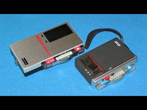 Видео: Кассетные диктофоны Memocord K60 и Memocord mini K177 - Cassette recorders