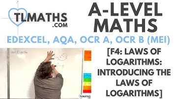 A-Level Maths: F4-01 [Laws of Logarithms: Introducing the Laws of Logarithms]
