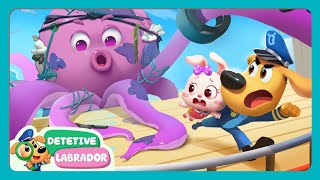 O Grande Monstro Marinho Está Chegando Proteção Do Meio Ambiente Marinho Detetive Labrador