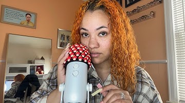 ASMR Tapping On An Embellished Mic & Rambling