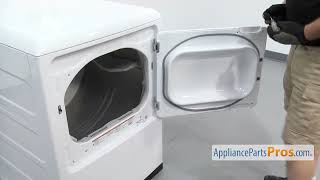 GE Dryer Door Assembly WE10X26855 Replacement