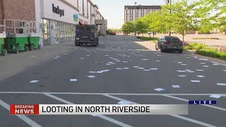 A best buy in north riverside was looted sunday