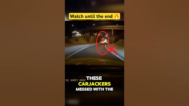 These carjackers messed with the wrong guy 🔥 #shorts #drivingfails #crime #crimefails #roadsafety