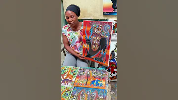 Talented Tinga Tinga Artists Of Tanzania Shorts 