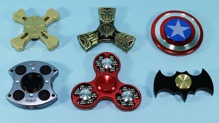 Awesome Fidget Spinners! Batman, Captain America, Transformers, Skull, Controller Hand Spinners!