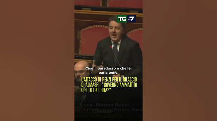 L'attacco di #Renzi per il rilascio di Almasri: "Governo ammattito o solo ipocrita?"