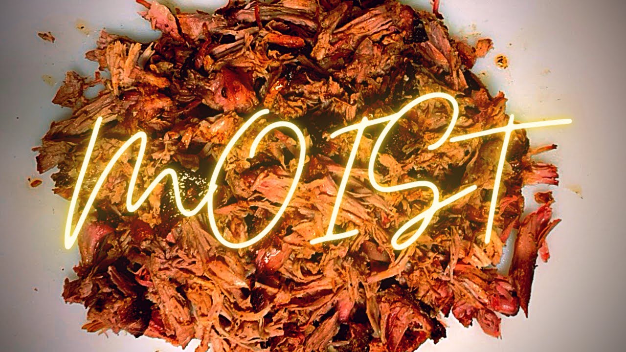 How to Smoke a Pork Butt Keep that Meat MOIST bbq texas pork YouTube