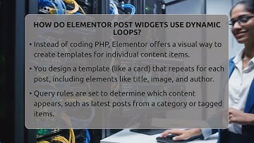 How Do Elementor Post Widgets Use Dynamic Loops? - WP Solutions Guru