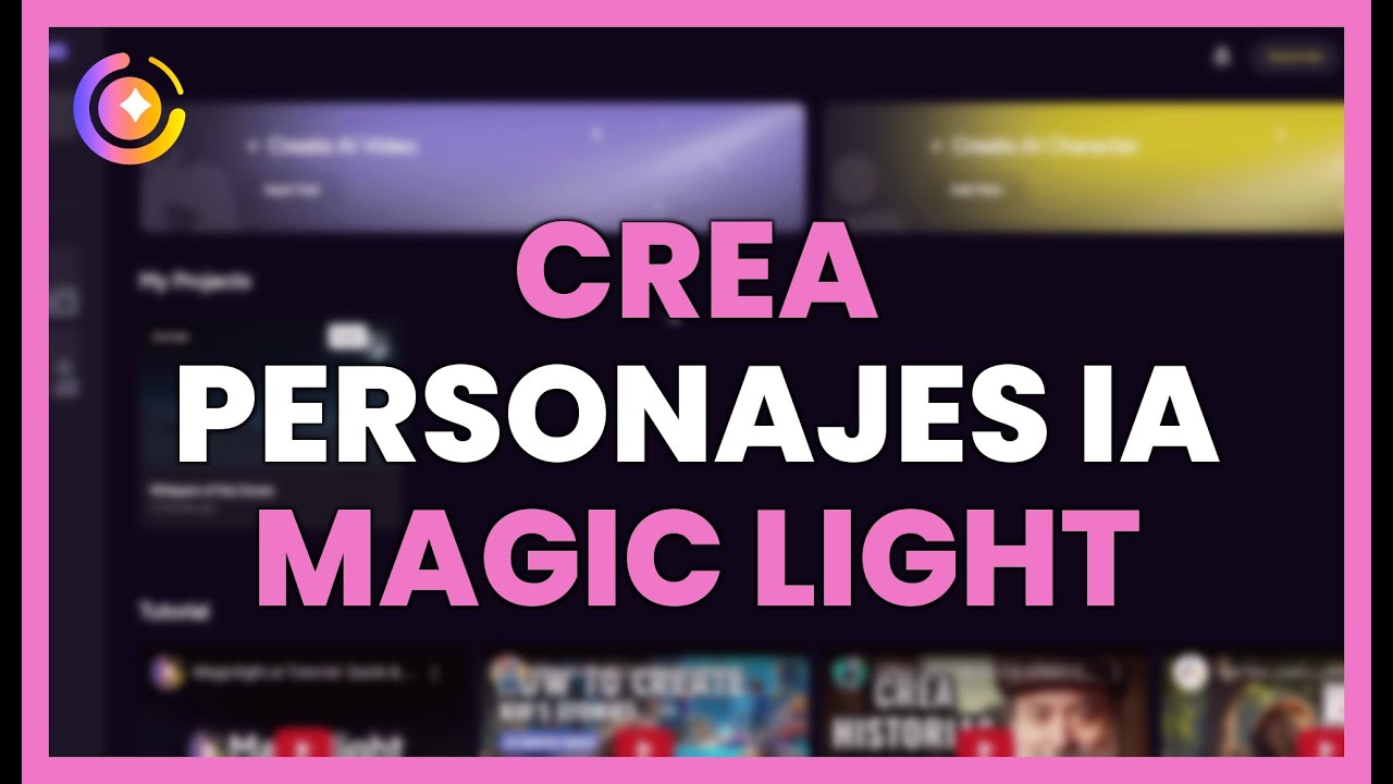 Crea PERSONAJES con IA en MAGIC LIGHT AI fácil y rápido - YouTube