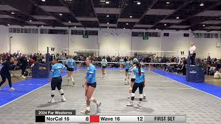 NorCal 16 vs Wave 16 - Set 1