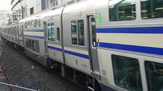 E235系1000番台クラF-08編成+クラJ-04編成横浜駅高速進入