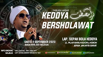 🔴 LIVE | Kedoya Bersholawat | Lap. Sepakbola Kedoya - Keb. Jeruk Jak Bar | Sabtu , 02 Sept 2023