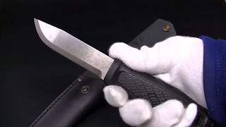 Mora knife【モーラ・ナイフ】■ 「ガーバーグ」シルバー 【ステンレス】【レザー シース】Garberg スカンジナビアン