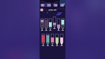 water sort puzzle -sort color puzzle game level 209