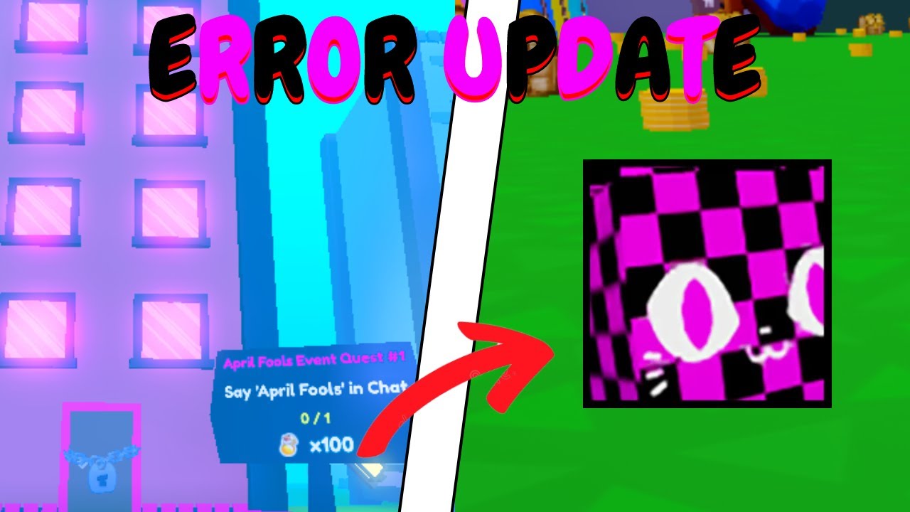 NEW APRIL FOOLS UPDATE IN PET SIMULATOR X! [ Error World! ] - YouTube