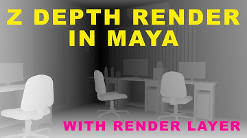 Maya Z Depth Render Layer Tutorial