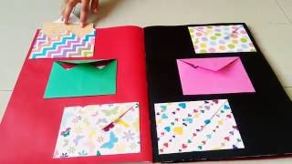Diy envelope scrapbook
