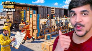 I HIRED WORKERS TO AUTOMATE MY MINE ⛏️🤖 | Mineral Mining Simulator #2 screenshot 2