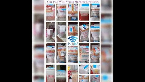 Piso WiFi Vendo machines and deliveries