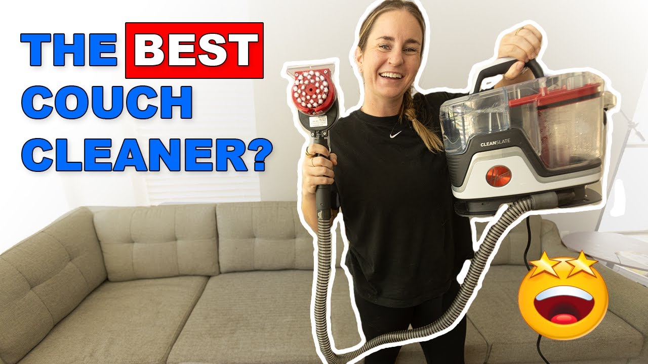 Removing Stains with Hoover CleanSlate Plus Cleaner (Feat. Burrow  Sectional) 