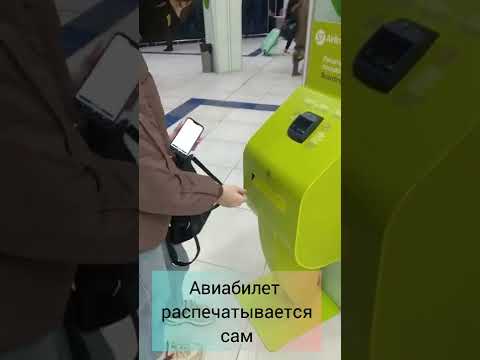 Как распечатать посадочный талон на самолет в терминале ?