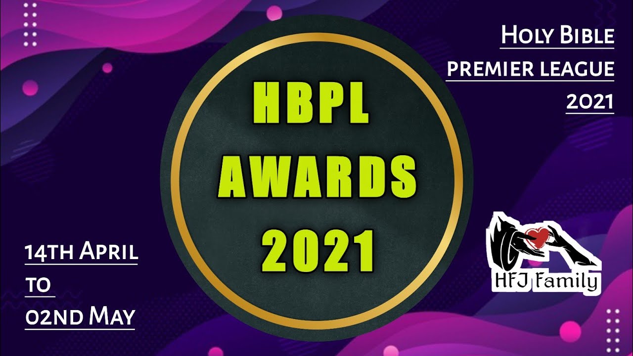 FIND OF THE YEAR (MALE) AWARS 2021 HBPL HFJ FAMILY YouTube