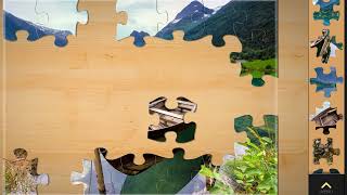 Beautiful lake landscape jigsaw puzzle screenshot 4