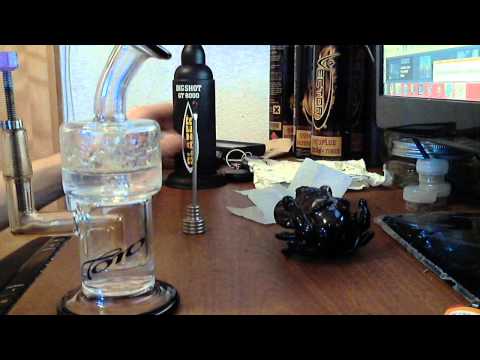WakeNDab - Dab of orange crush / Toro Double Macro / Custom Bob Marley Dome