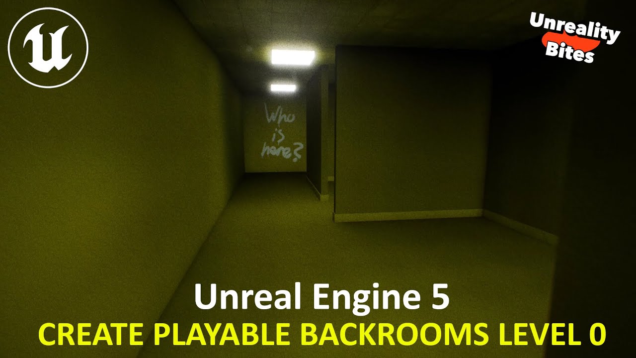 Unreal Engine 5: Create a Playable Backrooms Level 0 