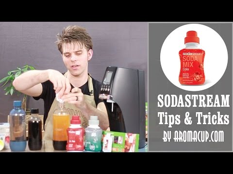 Godkendelse automatisk genopretning Sodastream Tips: How to use SodaMix Flavors (syrups) - YouTube