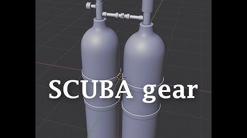 Blender 2.8: Modeling Scuba Gear (Part 1)