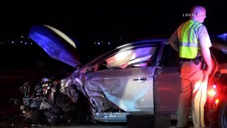 71 Freeway WW Driver Crash / Chino Hills RAW FOOTAGE