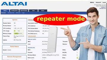 Altai c1n configuration mode reapeteur