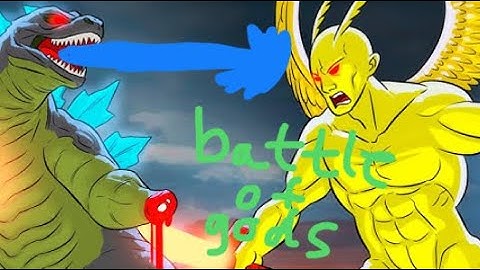 Godzilla vs scp 001/gate guardian (sticknodes animation) scp foundation x monsterverse