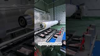 Fresh Meat MAP Packaging SolutionMAP-решение для упаковки свежего мяса Solución #automaticpackaging