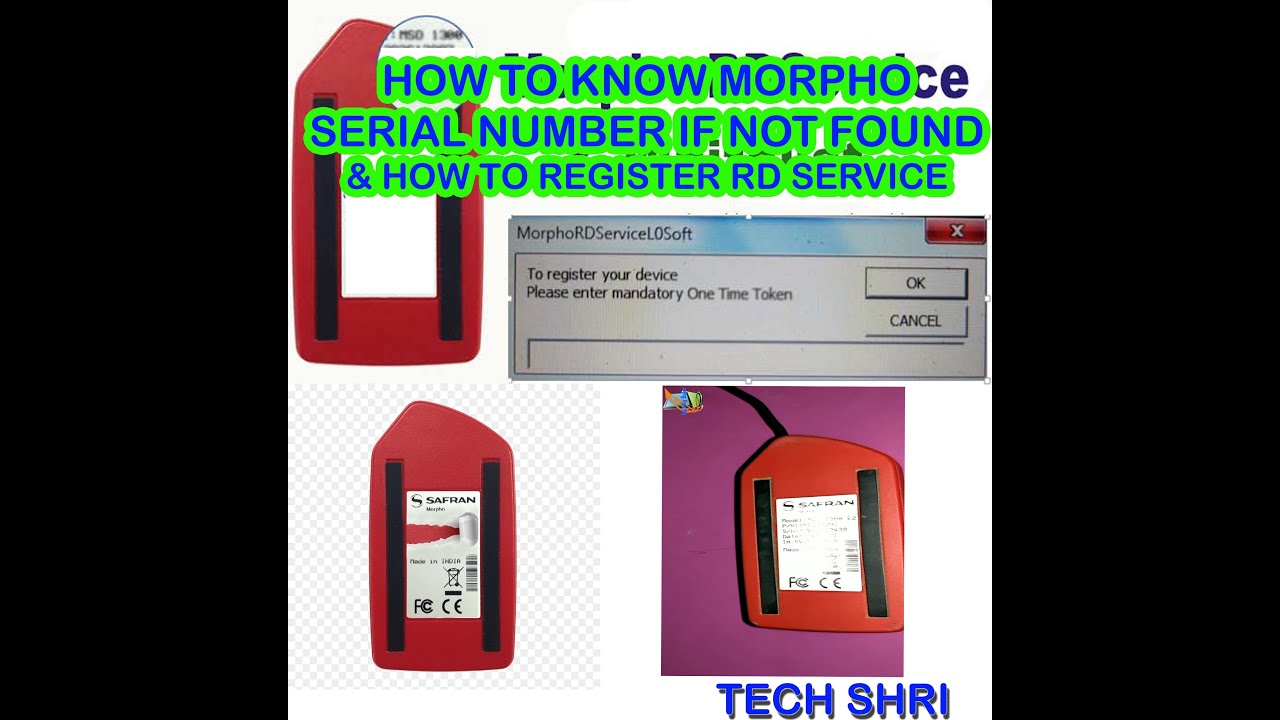 how to find morpho device serial number morpho ka serial number kaise ...