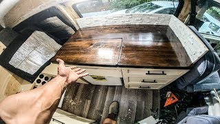 Epic Campervan Countertop for $40 or Less (Step by Step)