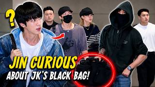 BTS Headed to New York... But Jungkook's Black Bag Made Jin Curious! screenshot 5