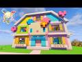 Minecraft 🎀 How to Build a Cute Sanrio Usahana House / Tutorial