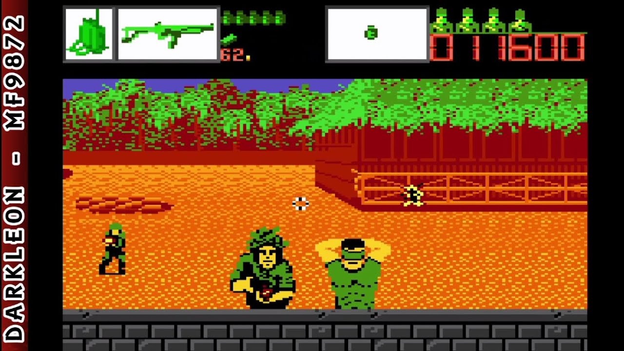 Atari 7800 - Alien Brigade © 1990 Sculptured Software - Gameplay - YouTube