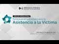 JORNADA INTERNACIONAL Fortaleciendo estrategias para la Asistencia a la Víctima